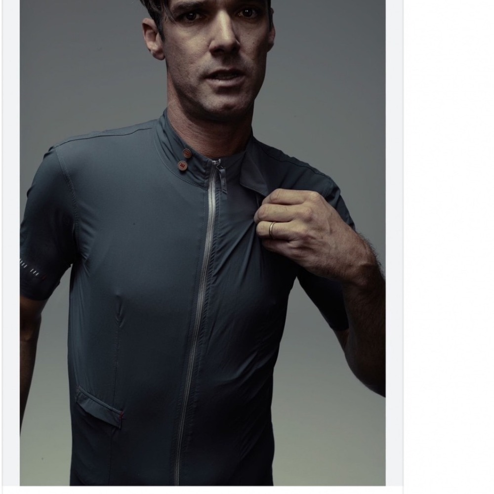 Castelli Chpt.III David Millar 1.21‎ Cycling Jersey Mens 42 Gray Short Sleeve